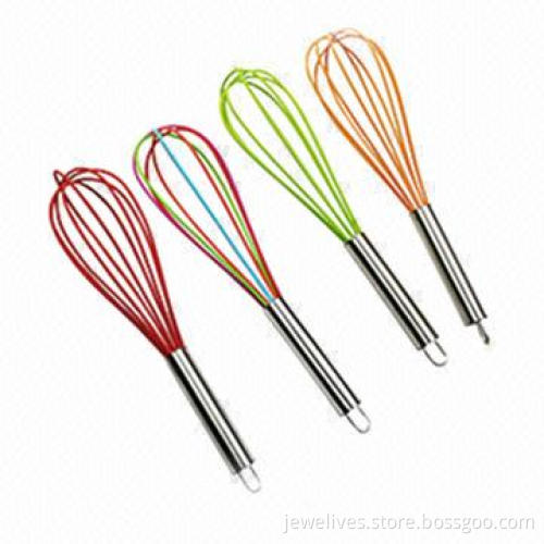 100% Food Grade Material Silicone Egg Whisk